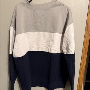 Charles River Apparel Men's Color Block Crewneck Sweater